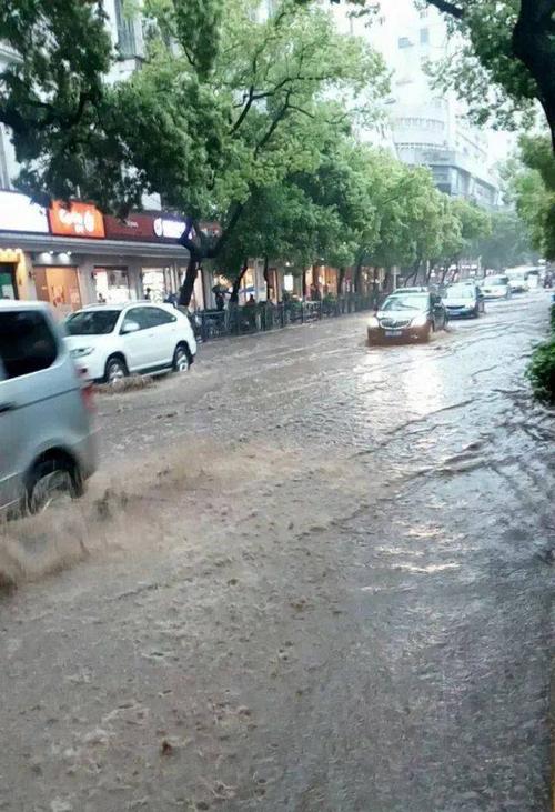 “看海”模式启动！日照、临沂、枣庄降大雨，市民水中蹬起自行车, 你怎么看山东临沂暴雨变水城了吗临沂为什么叫水城 丰田汽车